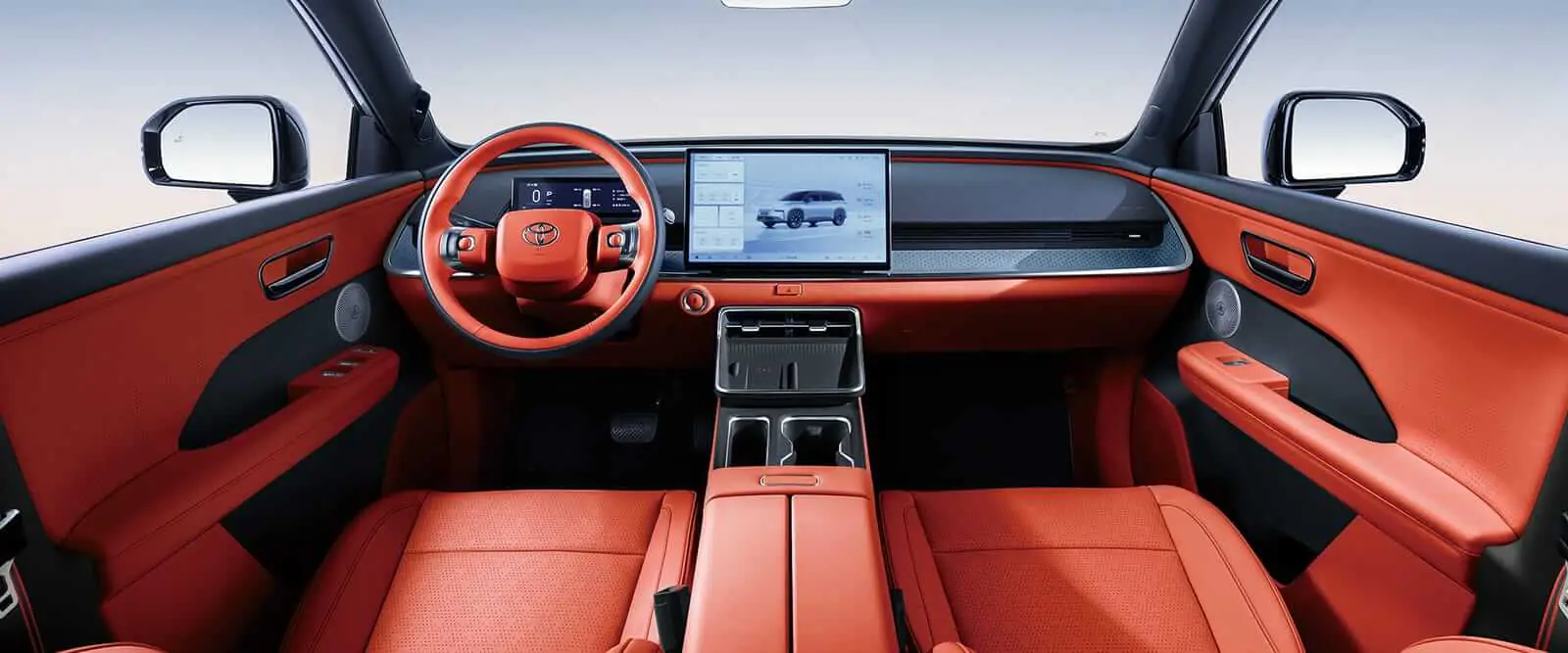 toyota-bz3x-interior-orange